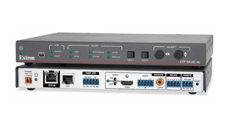 Extron Shipping 4K Twisted Pair Scaling Receiver for XTP Systems