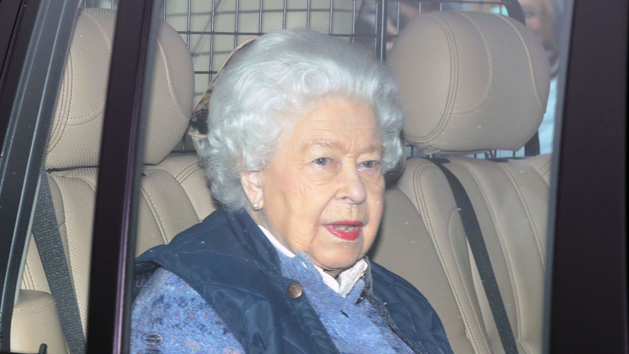 Queen leaves London