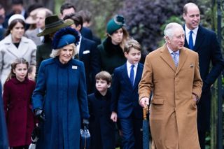 King Charles, Prince George, Princess Charlotte and Prince Louis
