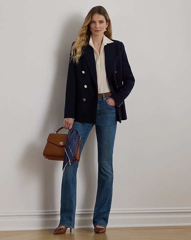 Khaite, Farley High-Rise Straight-Leg Jeans