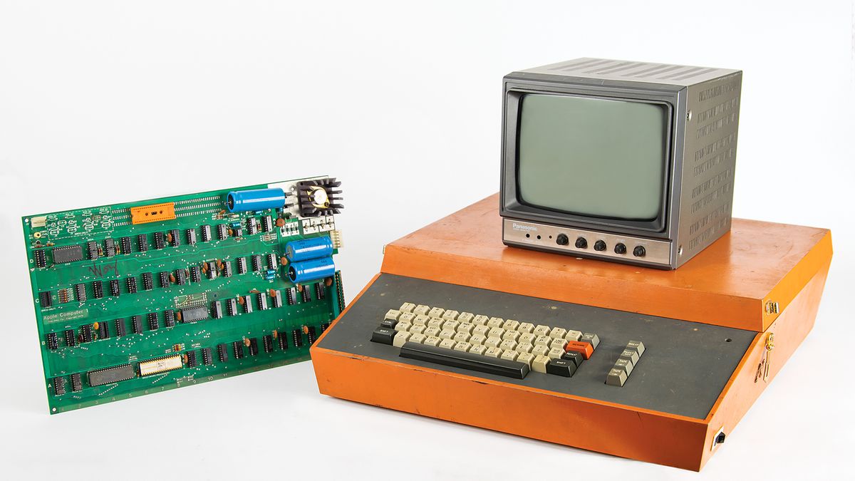 Apple-1 signed by Steve Wozniak