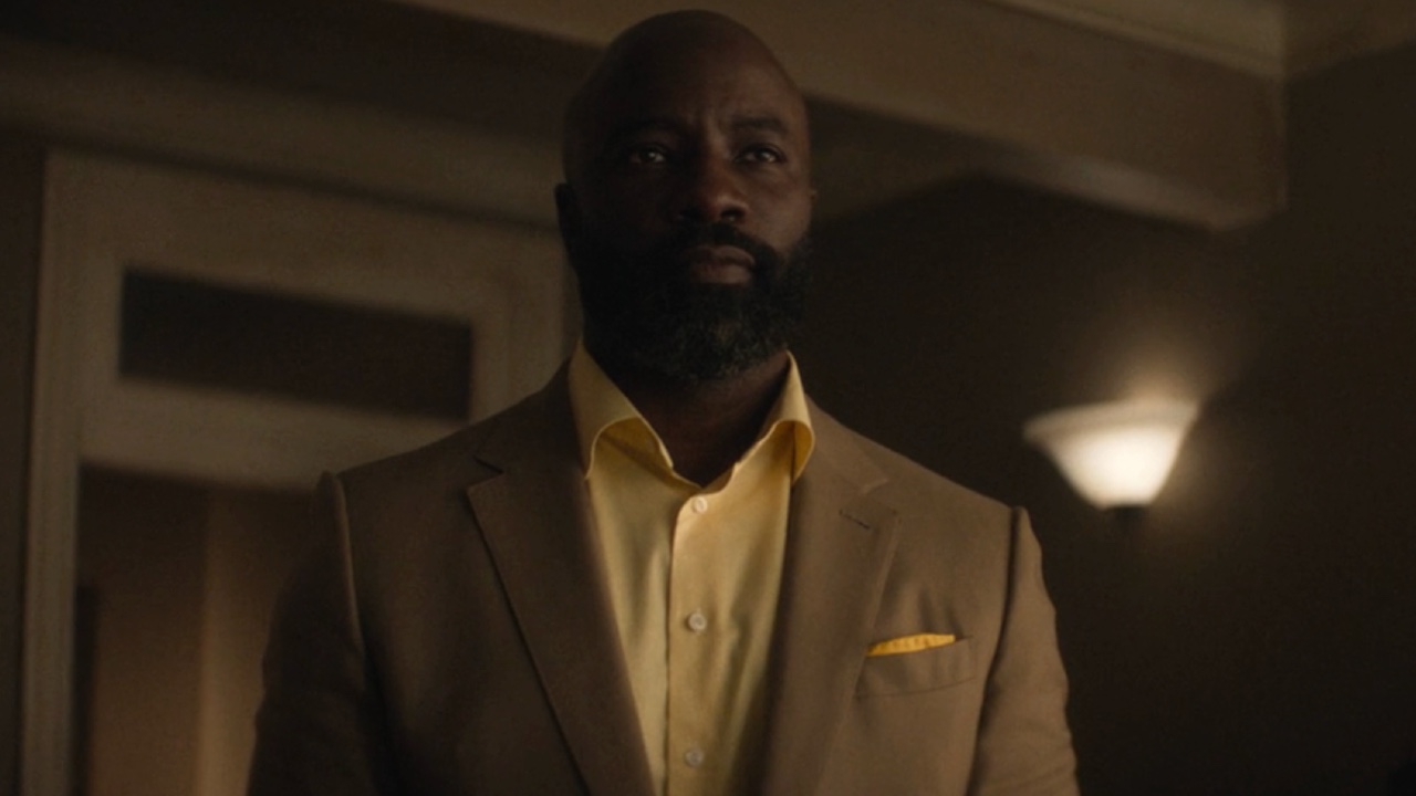 Luke Cage (Mike Colter) stands in the Alias Investigations office on Daredevil: Born Again.