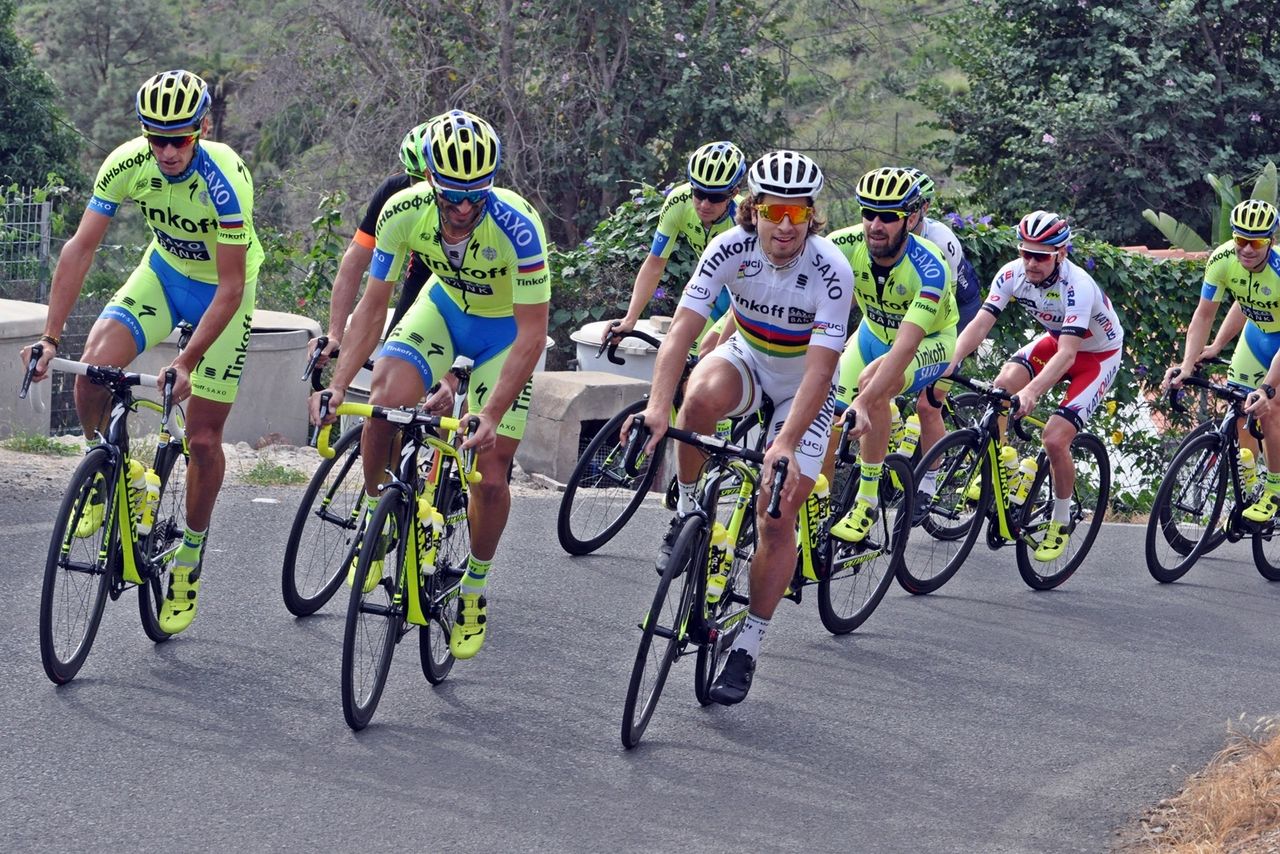 Big smiles from Peter Sagan