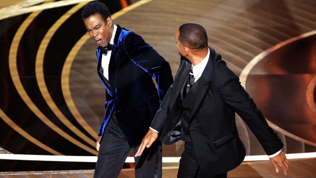 Will Smith slaps Chris Rock on stage