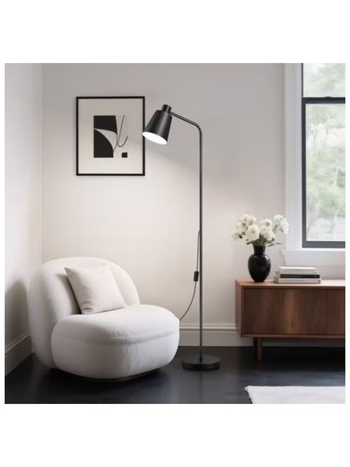 Dewenwils Edishine 59-inch Black Modern Floor Lamp