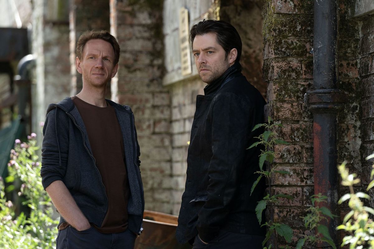 Brian Ferguson as Michael and Richard Rankin as John Rebus