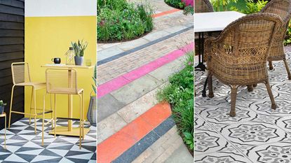painted patio ideas
