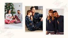 his and hers Christmas pyjamas for couples