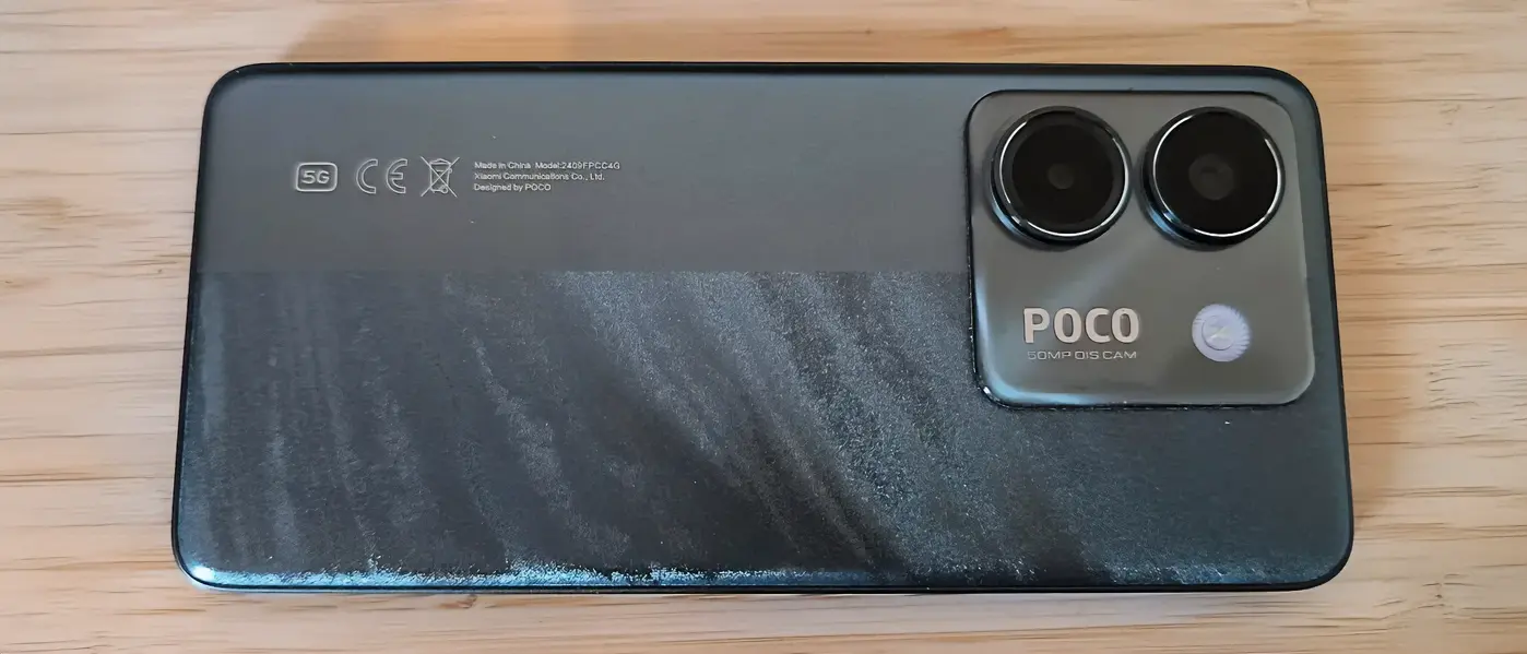 Poco phone back