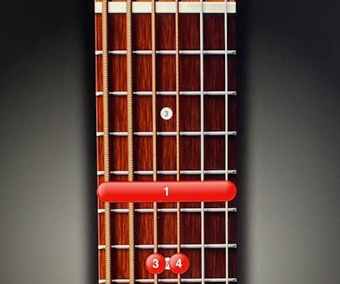 Adrian Belew chord diagrams for Guitar Player Tip Sheet
