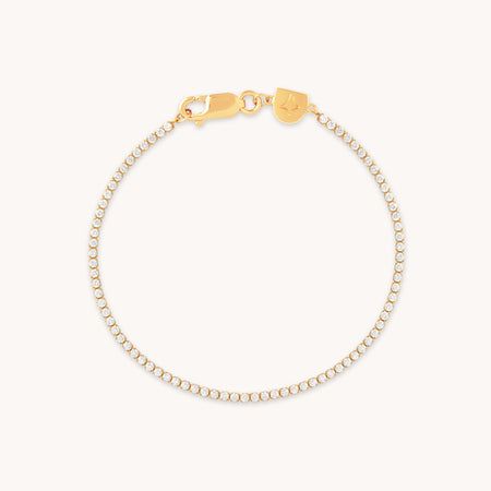 Tennis Chain Bracelet in Gold