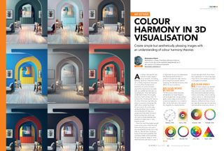 colour theory 3D World spread