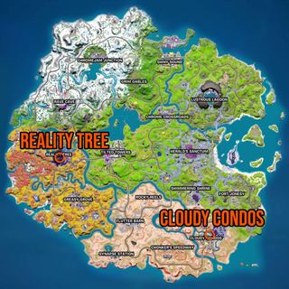 Fortnite Cloudy Condos Reality Tree