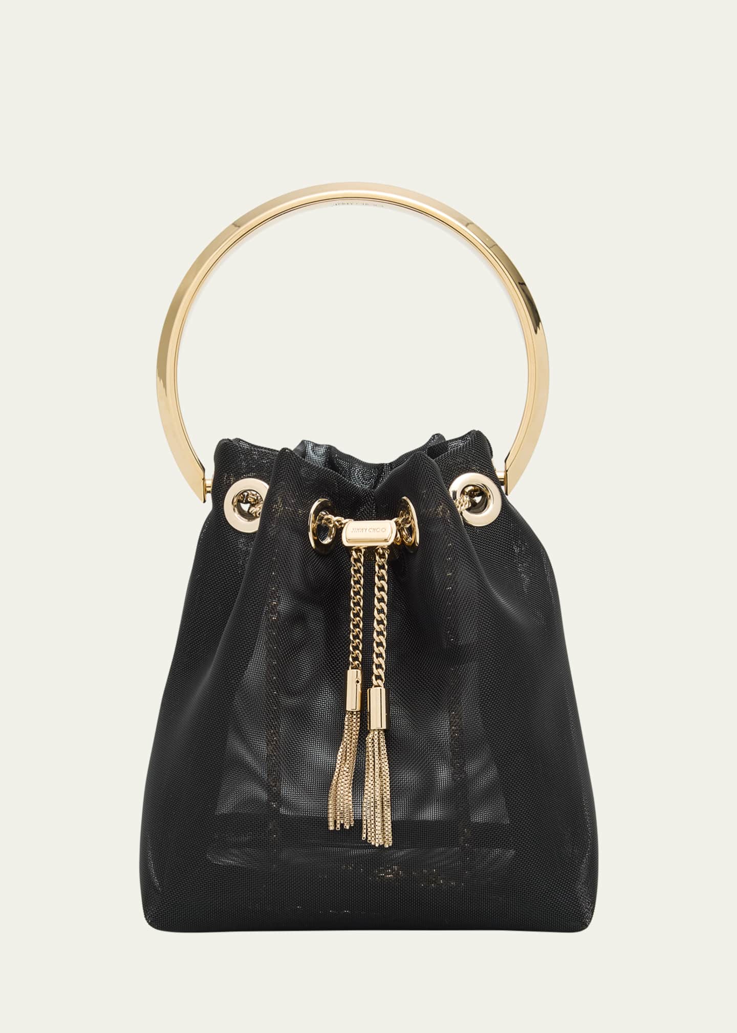 Jimmy Choo, Bon Bon Mesh Bucket Bag