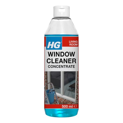 Hg Window Cleaner, Professional Super Concentrated Formula for Clean Streak-Free Shine, Used by Professional Window Cleaners - 500ml (297050106)