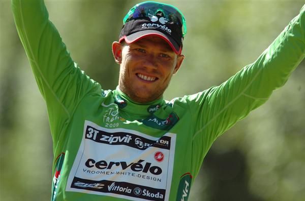 Points classification winner Thor Hushovd (Cervelo TestTeam)