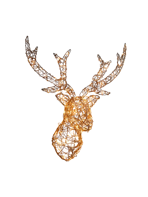 Terrain Illuminated Vine Stag Bust