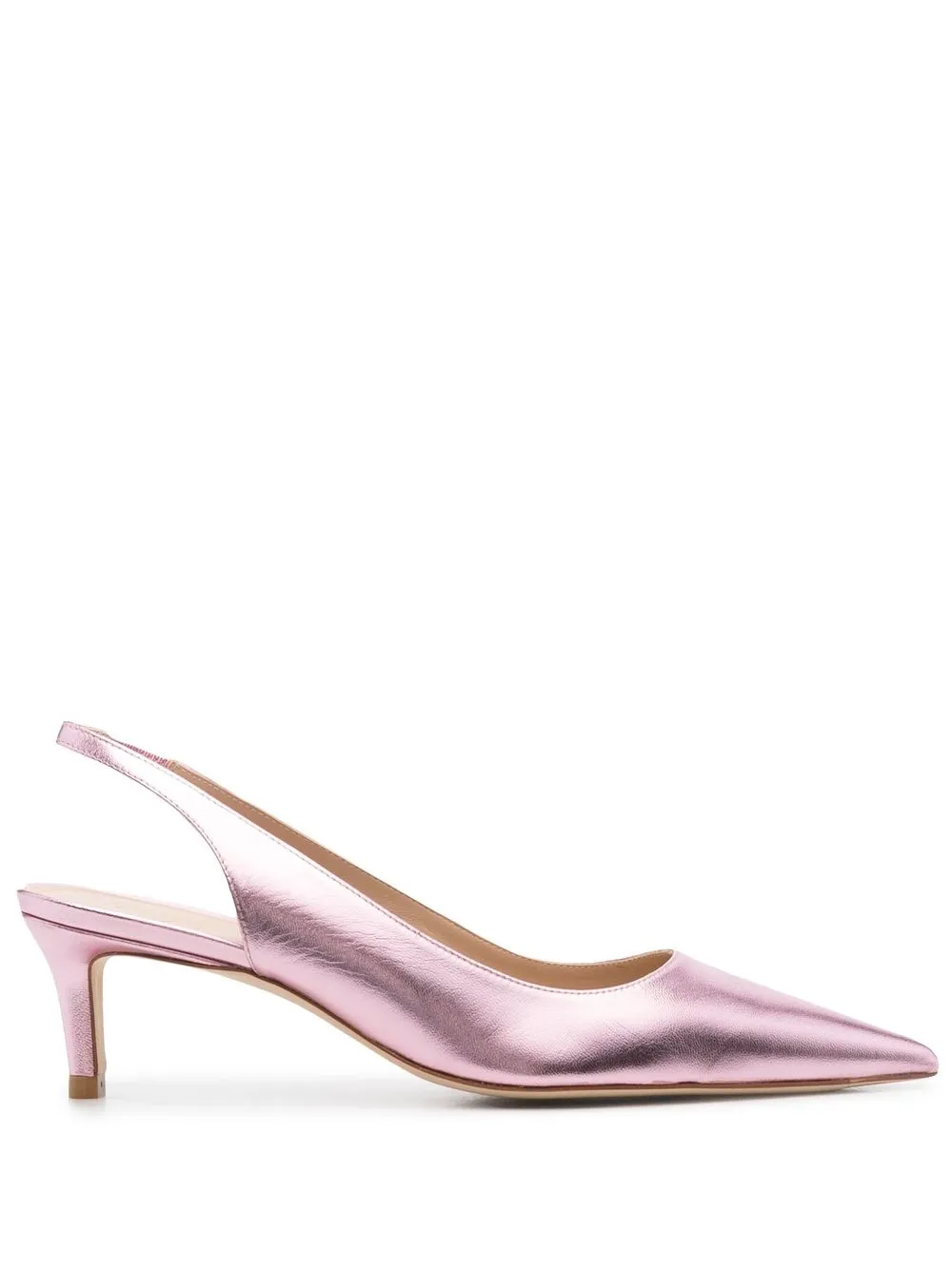 Stuart Weitzman Metallic-Effect Pointed Pumps | 36.5