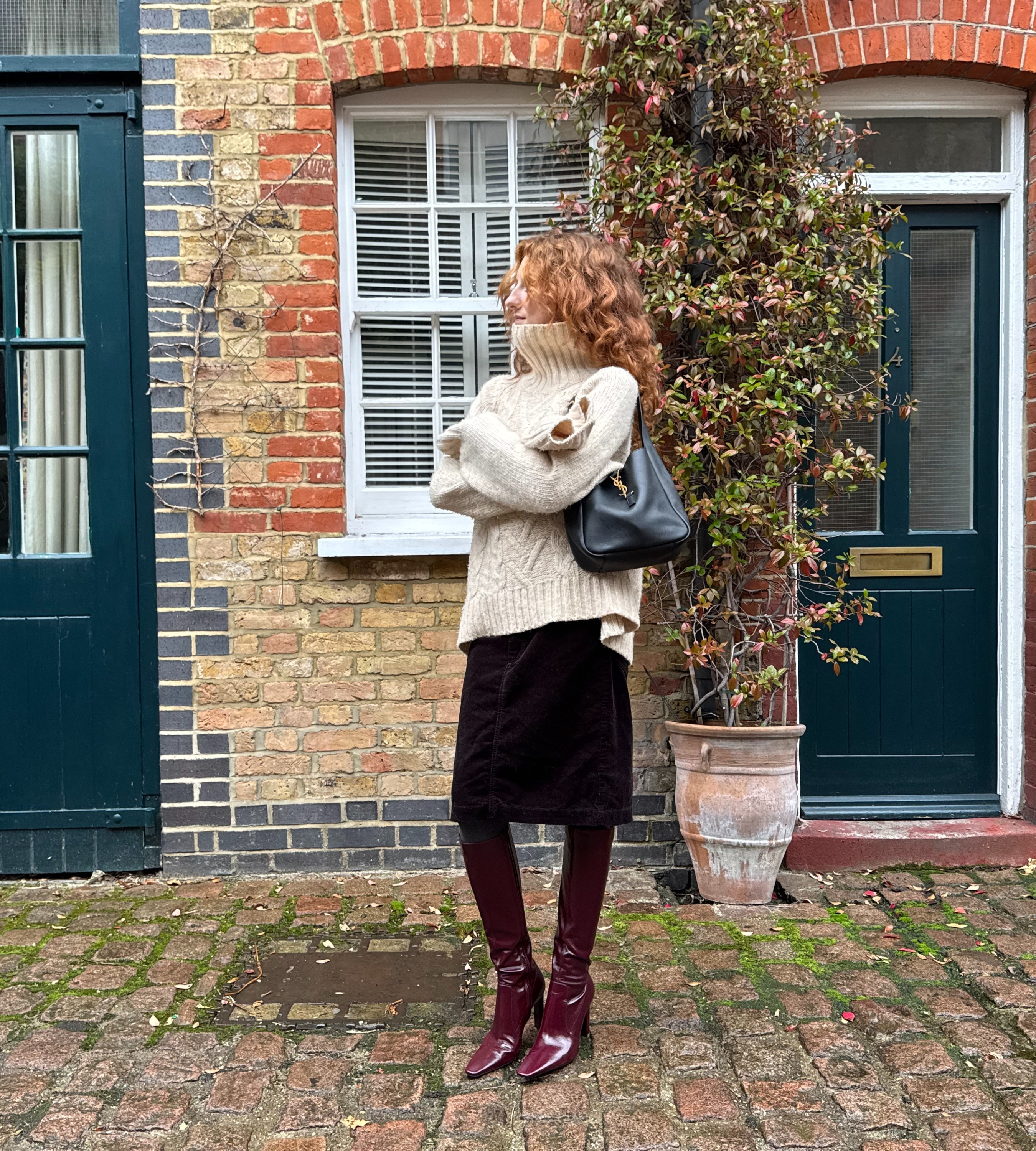 Content creator, brand ambassador and columnist Verona Farrell in winter outfits