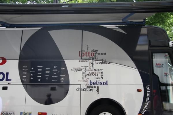 The Lotto-Bellisol bus