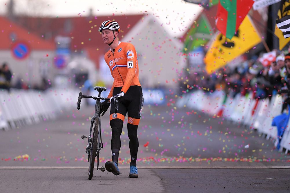 Mathieu van der Poel wins the 2019 UCI Cyclo-cross World Championships in Bogense