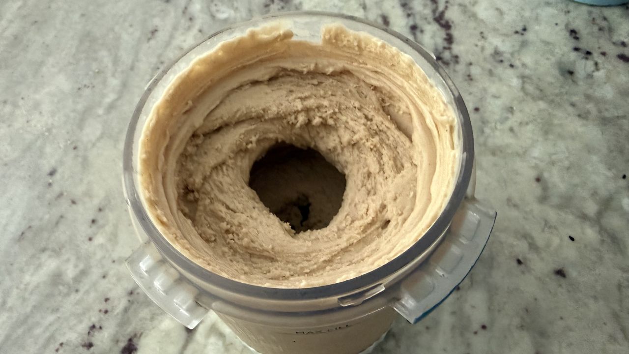 Ninja Creami banana date nut ice cream