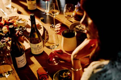 people drinking wine