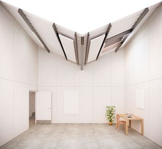 Artist's Studio B at Studio Voltaire by Matheson Whiteley Architects