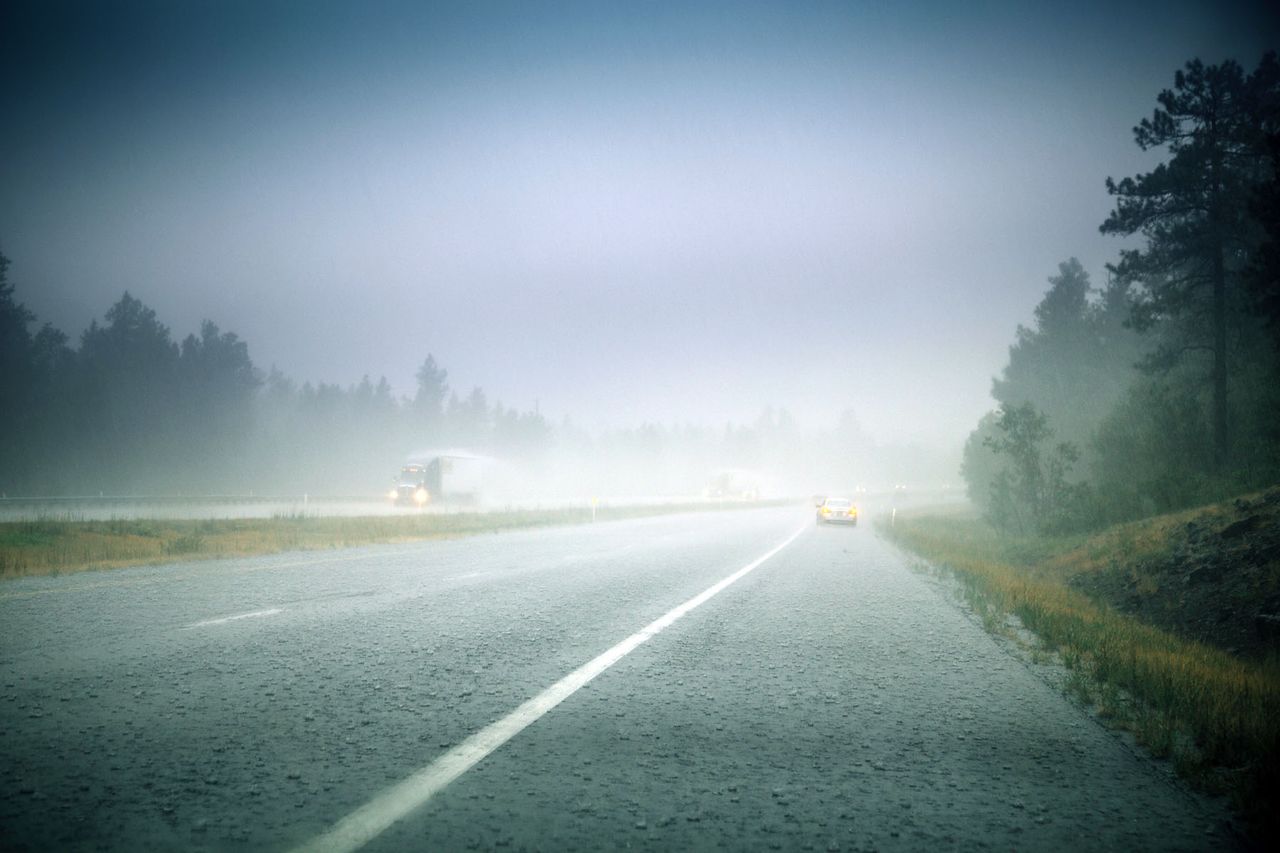 The road between Phoenix and Flagstaff