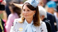 Carole Middleton attends day two of Royal Ascot 2024 at Ascot Racecourse on June 19, 2024