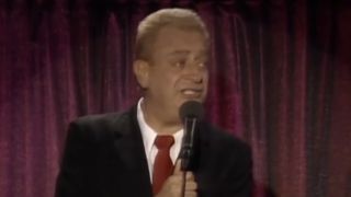 Rodney Dangerfield performing stand-up