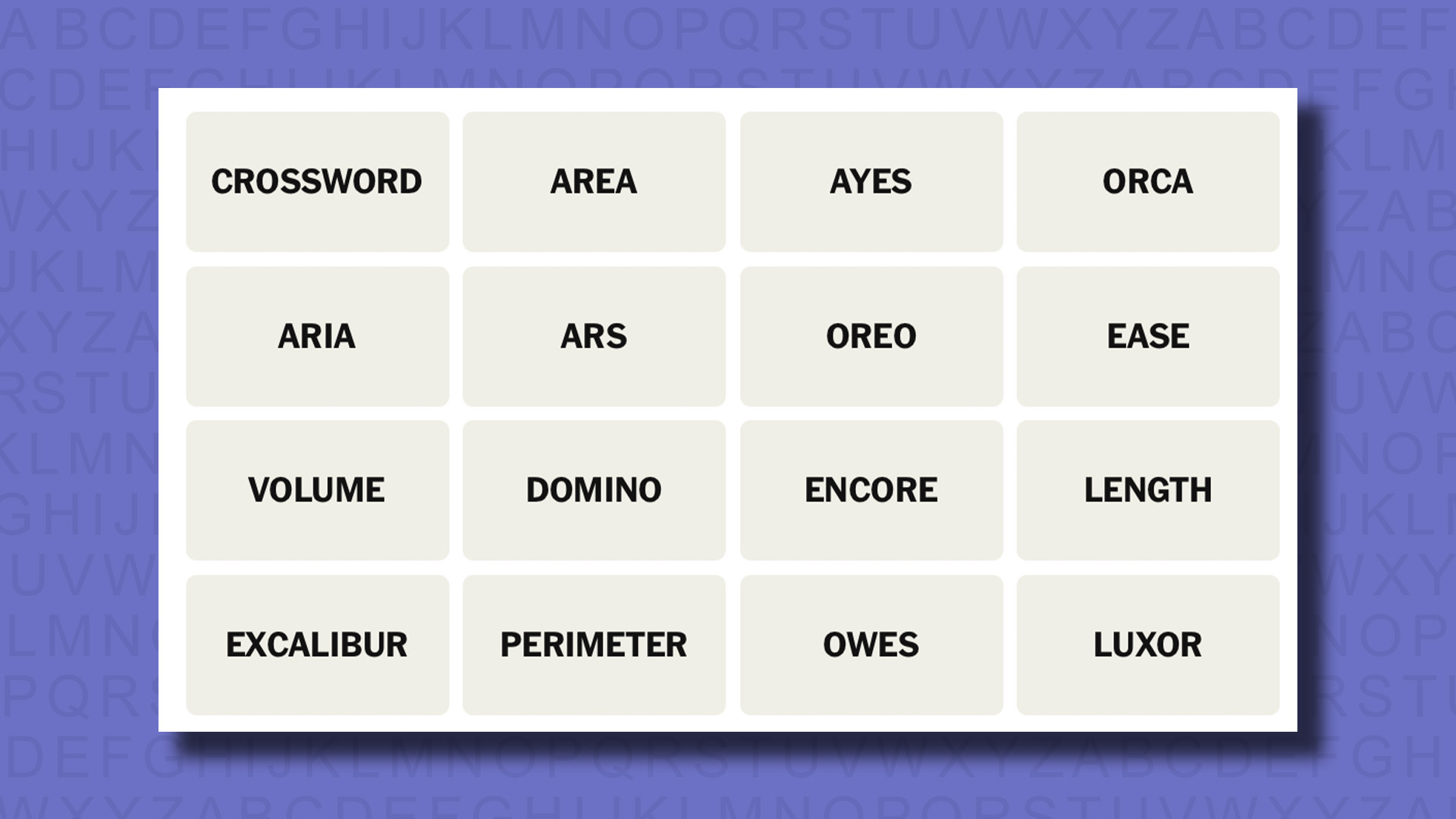 NYT Connections hints for game 834 on a purple background