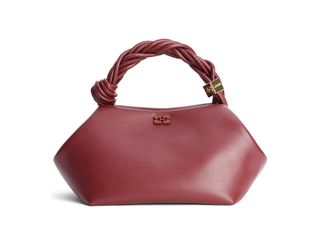 Burgundy Small Ganni Bou Bag