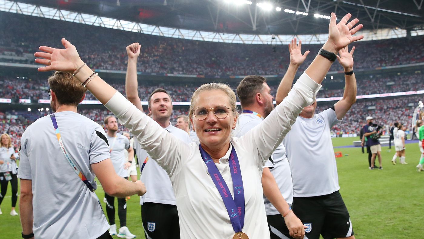 England women's head coach Sarina Wiegman