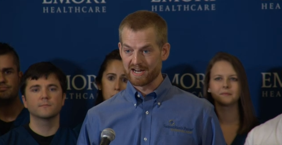 Cured American Ebola patient speaks publicly for the first time: &amp;#039;Today is a miraculous day&amp;#039;