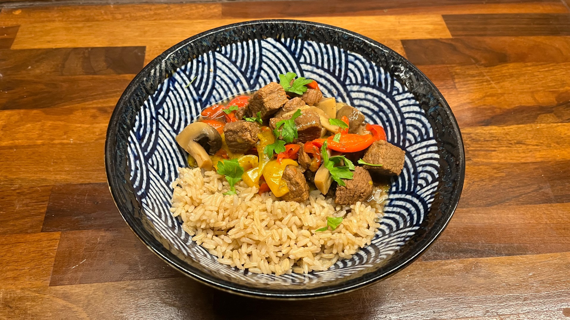 Thai Basil Beef from Bored Of Lunch cookbook