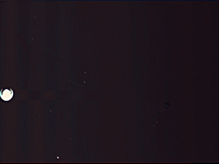 Beagle 2 after separation, on the left.