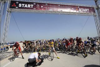 Start line, Tour of Qatar 2010, stage five