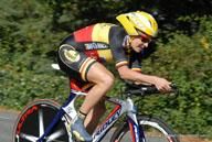 Belgian time trial champion Liesbet De Vocht.