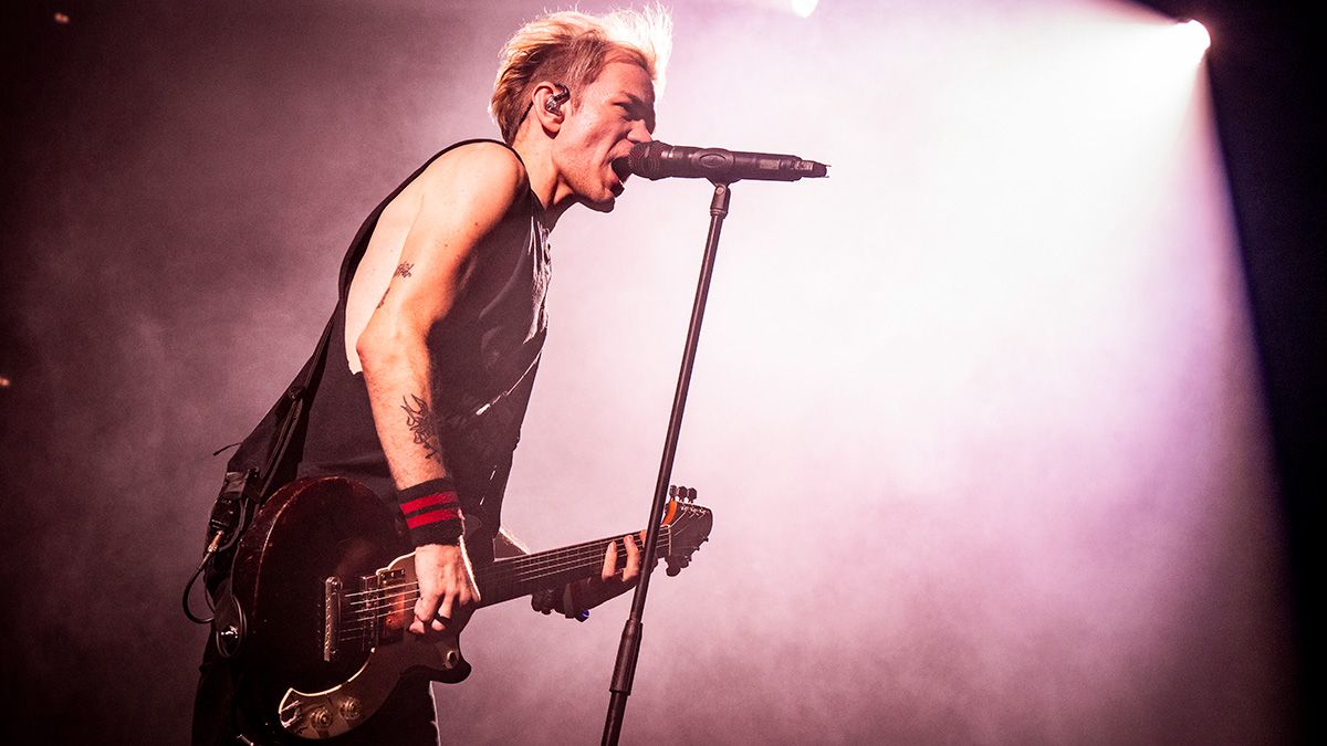 Deryck Whibley of the Group Sum 41 Perform on November 17, 2024 in Rome, Italy