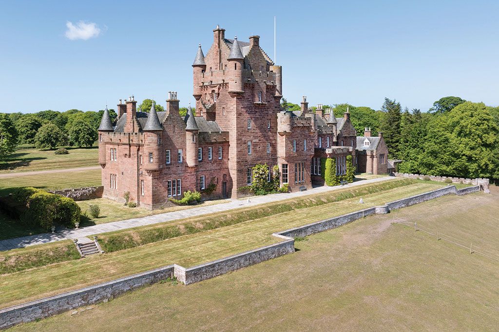 Houses for sale with beautiful fireplaces: Ayton Castle, Berwickshire.