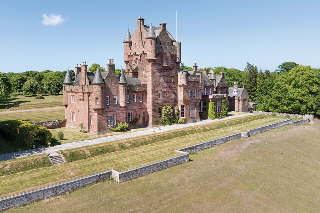 Houses for sale with beautiful fireplaces: Ayton Castle, Berwickshire. 
