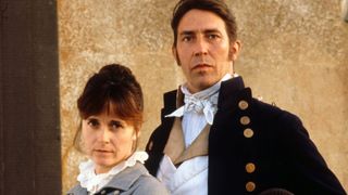 Amanda Root as Anne Elliot and Ciaran Hinds as Frederick Wentworth in Persuasion