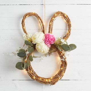 bunny shaped wreath