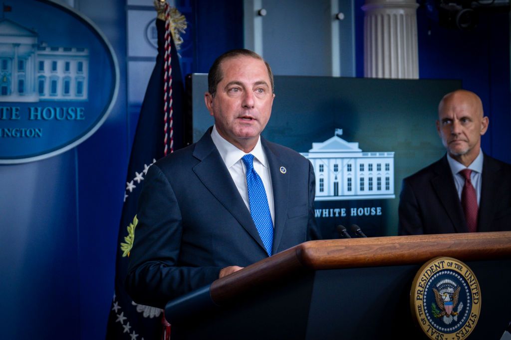 Health and Human Services Secretary Alex Azar.