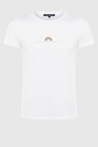 French Connection Rainbow connection charity t-shirt