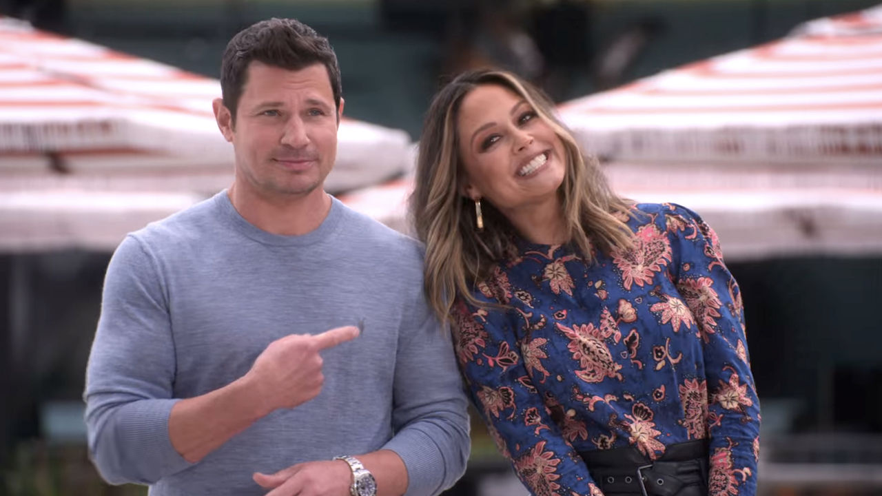 Nick and Vanessa lachey in the first season of Netflix's Ultimatum