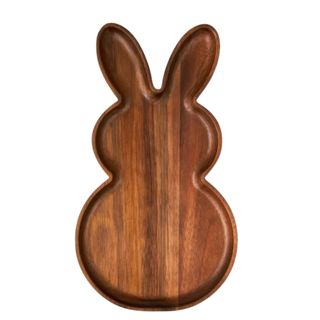 wood bunny tray