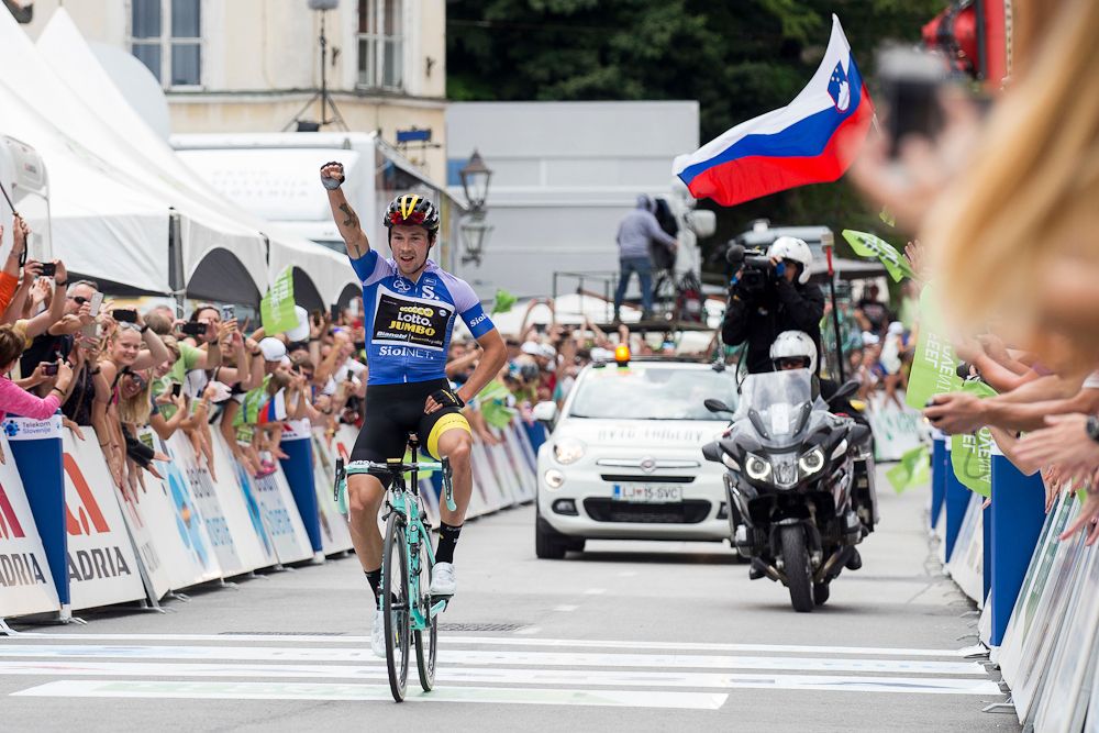 Primoz Roglic wins stage 4 at Tour de Slovenie