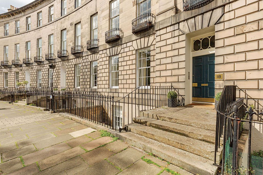 properties for city living: Royal Circus, New Town, Edinburgh, Scotland.